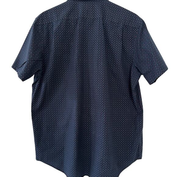 Michael Kors Men's Short Sleeve Shirt Classic Fit Sz. Large 100% Cotton - Picture 2 of 8